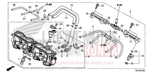 CORPO FARFALLATO CB650RAK di 2019